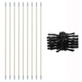 thumbnail image 1 of Chimney Cleaner Brush  Kit Used With Electric Drill Suitable For Cleaning Chimneys  9 Strokes, 1 of 7