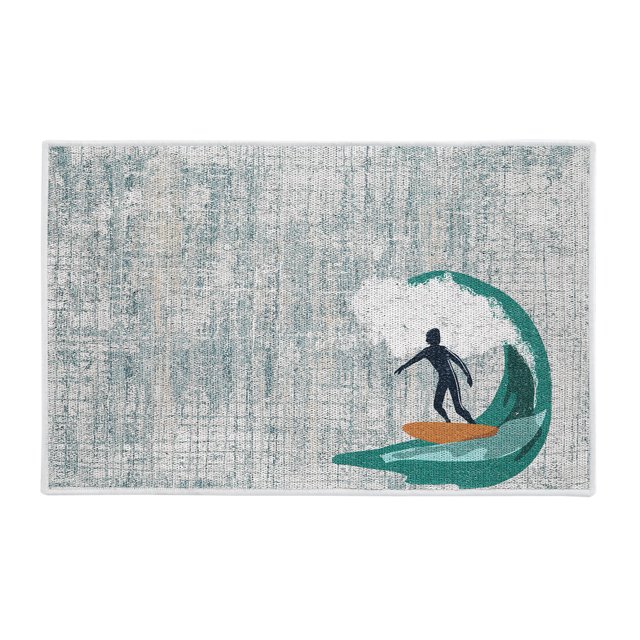 Non-Skid Ultra-Thin Area Rugs Washable Multipurpose 20 x 31 Inches Floor Mat