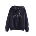 thumbnail image 1 of Femmes Plus Velours Chaud Grande Taille Mignon Chat Pull à Capuche Manches Longues Décontracté Hiver Automne en Vrac Tops, 1 of 5