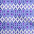 thumbnail image 1 of oneOone Rayon Bluish Violet Fabric Ikat Craft Projects Decor Fabric Printed By The Yard 56 Inch Wide, 1 of 4