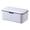 Blue, variant on ZZHZGZ Refillable Wet Wipes Dispenser For Babies & Adults Moist Locking Container with One Hand Operation For Home Kitchen Bathroom & Travel Storage Organizer with Lid For Home