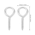 thumbnail image 4 of HLONK Vis à Il en Acier Inoxydable 10 Pcs Boulons à Il Auto-Touchants Robustes, 4 of 4