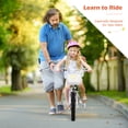 thumbnail image 3 of Gymax Vélo pour Enfants 18 Pieds' Vélo Freestyle pour Tout-Petits Ajustable avec Roues Stabilisatrices, 3 of 10