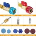 thumbnail image 4 of Trousse de Dissolvant et d'Installation de Noyau de Valve CA R134a, Outil de Climatisation, Réparation de Système CVC, Service Réfrigérant, Entretien Automobile A/C, Ensemble de Remplacement d'Installation de Retrait, 4 of 7