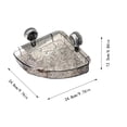 thumbnail image 2 of Bathroom Products No-Drill Clear Wall Light with Glacier Pattern - Suction Cup Shelf Removable Multifunctional Triangle & Rectangle Storage for Bathroom Shower Organizing, 2 of 3