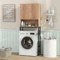 thumbnail image 4 of Costway Armoire de Rangement au-Dessus de la Toilette, Étagère Autoportante pour Toilette avec Tablette Ajustable, Naturel, 4 of 10