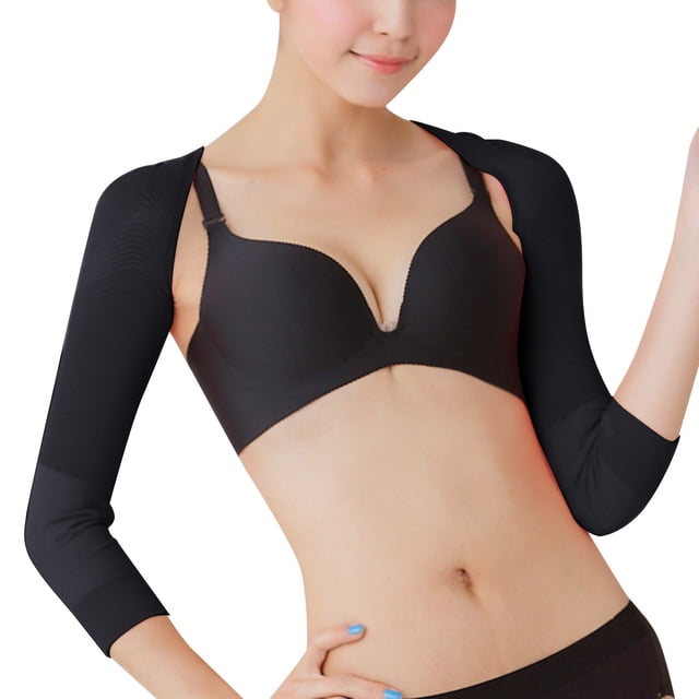 Clearance Shapers Womens Arm Shaper Upper Arm Slimming Shaper Figure Shaper Sleeve Arm Sleeves Shake Butterfly Sleeve Shoulder Protector Post Surgical Compression Posture Hunchback Corrector Top