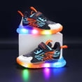 thumbnail image 2 of DXOUPM Espadrilles pour Enfants pour Filles Chaussures à Lumières LED Tout-Petits Marche Course Espadrilles Légères, 2 of 2