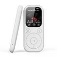 thumbnail image 1 of MP3 Player with Bluetooth 5.4, Portable Music Player with HiFi Speaker Voice Recorder 1.8" Screen,128G White, 1 of 8