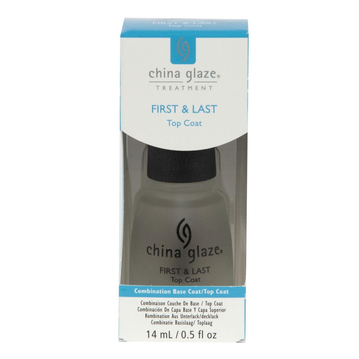 China Glaze - First & Last Top Coat - 0.5 FL OZ