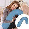 thumbnail image 2 of Orthopedic V Shaped Body Pillow with Design for Back Shoulder Neck and Sleeping Support Comfort, 2 of 5