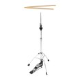 thumbnail image 3 of Bunblic Support de Chapeau Hi 3 Pieds Support Cymbale en Métal Durable pour Batteur Instrument de Musique, 3 of 8