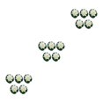 thumbnail image 2 of Maytalsory 5pcs Artificial Float Lotus Flowers Elegant Low Maintenance Realistic Appearance milky white 3Set, 2 of 6