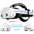 thumbnail image 1 of Head Strap Battery Compatible with Meta Quest 3S/Quest 3-10000mAh Elite Strap with Battery Pack Extend Playtime - Enhanced Support for Quest 3S - Replacement Battery Head Strap Accessories, 1 of 6