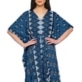 thumbnail image 4 of Moomaya Kaftan de Plage, Paréo de Bikini, Robe Longue Maxi Caftan pour Femmes, 4 of 6