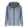 thumbnail image 4 of Timegard Quarter Zip Pullover Women Stand Collar Drop Shoulder Sweatshirts Fall Winter Solid Color Tops, 4 of 6