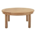 thumbnail image 1 of Modway Marina Table Basse Ronde Moderne en Bois de 40 Pouces pour Patio en Teck Naturel, 1 of 5
