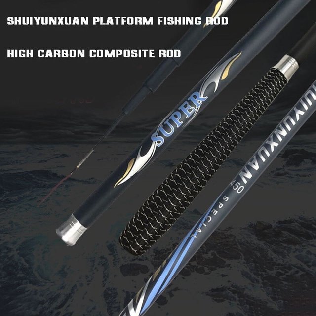 Canne à Pêche en Carbone 3,6-7,2m, Légère, Courte, Rétractable, 112cm, Petite Canne à Pêche