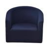 Housses Épaisses pour Fauteuil de Salon, Housses de Chaise en Polyester Extensible, Housse de Sofa Antidérapante Protectrice pour Meubles, Lavable à la Machine Bleu Foncé (Housse Seulement, Pas la Chaise)