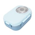 thumbnail image 4 of Boîte à Bento, Compartiment en Acier Inoxydable 1450ml Bento Boîte à Lunch Double Couche Lunch Container, Fuite de Préparation de Repas Conteneur de Stockage de Nourriture pour Manger au Restaurant, Travail, Pique-Nique, École, 4 of 8