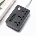 thumbnail image 2 of Household Multifunctional Bank Plug Standard Plug Perforated Switchs Plug Bar Wiring Board Line Length 6.5ft Socket With USB Plug, 2 of 9