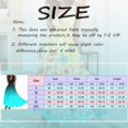 thumbnail image 3 of B91xZ Femmes Printemps Summer Dresses Casual Sans Manches V Cou Tunique Fluide Robe, Bleu Ciel XL, 3 of 5