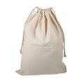 thumbnail image 2 of FAGINEY Drawstring Storage Bag, Cotton Storage Bag,Household Plain Cotton Drawstring Storage Laundry Sack Stuff Bag for Travel Home Use, 2 of 2