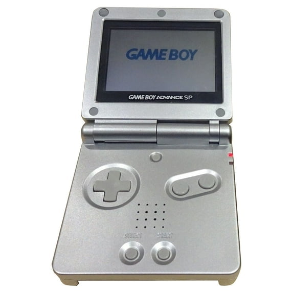 Nintendo - Game Boy Advance SP Handheld Console Video Games - Platinum (Refurbished)