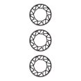 thumbnail image 2 of Redempat Chain Ring - Easy To Install Durable Wide Compatibility - Bike Crank Precise Fit Bicycles Crank 50T black 3Set, 2 of 6