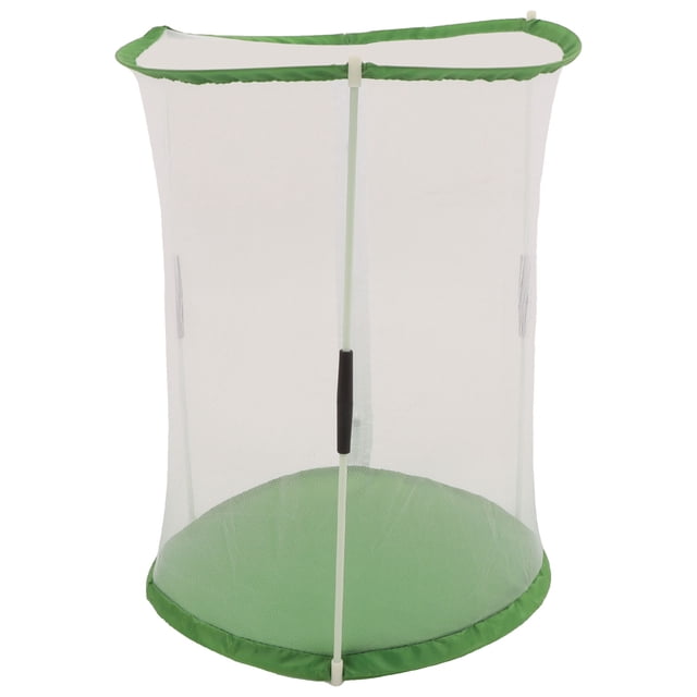 Cage d'Observation, Cage en Maille Transparente Portablle Cylindrique à Double Fermeture Éclair pour Cultiver