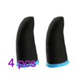 thumbnail image 4 of Baohd 2pcs Game Gloves Sweat-proof Elastic Gaming Screen Gloves Knitted Game Controller Sleeves, Black Blue, 4 of 8