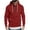 Red#zip up hoodies for men, variant on LMKIHUSA Mens Quarter Zip Hoodie Long Sleeve Solid Color Sweatshirts Casual Loose Drawstring Comfy Pullovers with Pockets Red,L