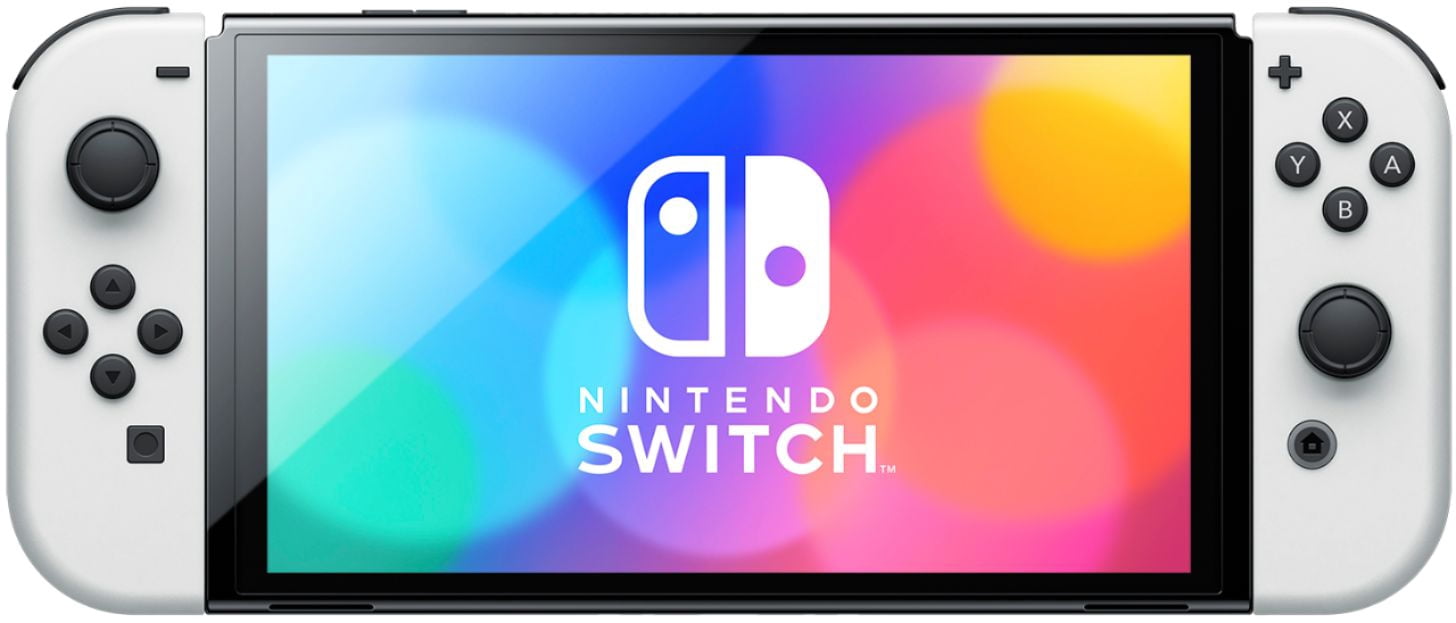 2021 New Nintendo Switch OLED Model White Joy Con 64GB Console HD