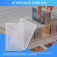 thumbnail image 4 of Étui Protecteur pour Cartes à Échanger 10 Pcs, Acrylique Transparent, Porte-Cartes Graduées avec Position d'Étiquette, Pochettes Rigides pour Cartes, 4 of 7