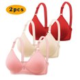 thumbnail image 2 of Yuyuzo 3PCS Push up Bras for Women Wireless Adjustable Strap Full Coverage Comfortable Everyday Bra, 2 of 3