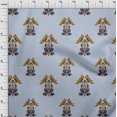 thumbnail image 3 of oneOone Cotton Poplin Fabric Leaves|Bird & Floral Block Print Sewing Fabric BTY 56 Inch Wide, 3 of 4