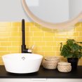 thumbnail image 4 of Smart Tiles - 3D Adhesive Peel and Stick Backsplash Tile, Yellow - 5-Pack 11.56" x 8.38", 4 of 5