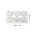 thumbnail image 3 of Silicone Cake Mold Multi-Heart Mousse Cake Silicone Mold Valentine's Day Baking Decorations(White,1Pcs) Rkxzt, 3 of 7