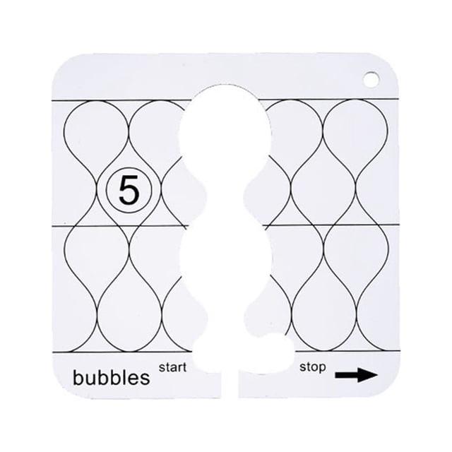 EGNMCR Acrylic DIY Sewing Patchwork Ruler Special-shaped Hollow Sewing Kit Patchwork Template Sewing patchwork ruler