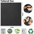 thumbnail image 2 of Doublures de Four Antiadhésives pour le Fond du Four, Tapis de Doublure de Four 4 Pcs Réutilisable Compatible avec Breville Smart Oven Pro BOV845BSS, Tapis de Cuisson Résistant à la Chaleur 13.4 x 10.8 Pouces pour Accessoires de Friteuse à Air Chaud, 2 of 5