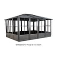 thumbnail image 2 of Sojag Korado 10 x 17 x 9 ft Dark Grey Solarium, 2 of 5