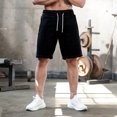 thumbnail image 2 of xiaxaixu Men's Contrast Color Short Pants, Boy High Waist Lace-up Trousers, 2 of 6