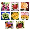 thumbnail image 3 of Flower Latch Hook Kits DIY Embroidery For Beginners Kids Craft, 3 of 8