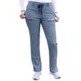 thumbnail image 1 of Adar Pro Heather Sarraus pour Femmes - Pantalon de Sarrau Fuselé Coupe Ajustée - P4100H - Heather Navy - TTP, 1 of 7