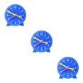 thumbnail image 1 of ZLight Educational Clock Learning Time Cognition Kindergarten Teaching Intelligence Development Activities Toys Birthday Blue 3Set, 1 of 6