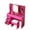 Pink, variant on Ktaxon Large 47.2" Makeup Vanity with 3 Color Lights, Vanity Desk with USB Charging Station, Vanity Makeup Table with Visible Drawers, Hidden and Open Storage Shelves, White