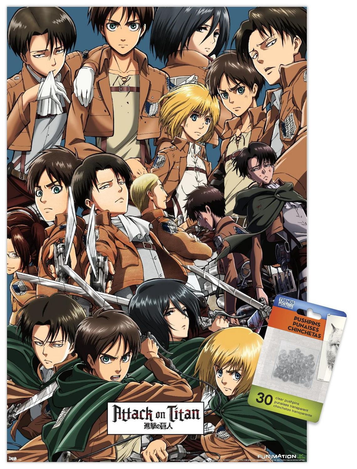 Attack on Titan - Collage Wall Poster, 22.375" x 34"