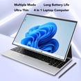 thumbnail image 4 of 2 en 1 Ordinateur Portable, Écran Tactile HD 14 Pouces 1920x1200 Micro Bord, pour N5105 Quad Core DDR4 16 Go M2 2280 SSD RGB Rétroéclairé Convertible pour Win 11, Lecteur d'Empreintes Digitales WiFi BT4.2, 4 of 8