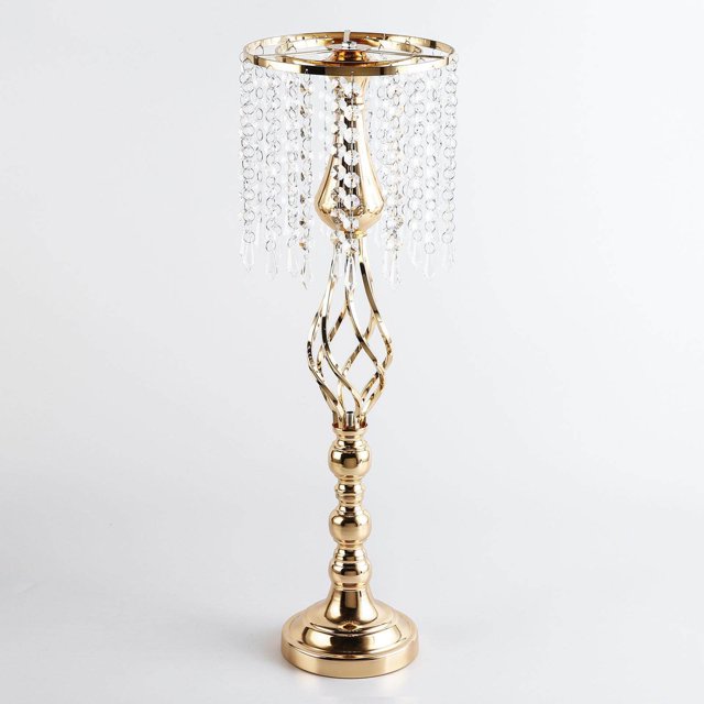 Baohd Candle Holder Candlestick Centerpiece for Table Hotel Wedding Gold Large