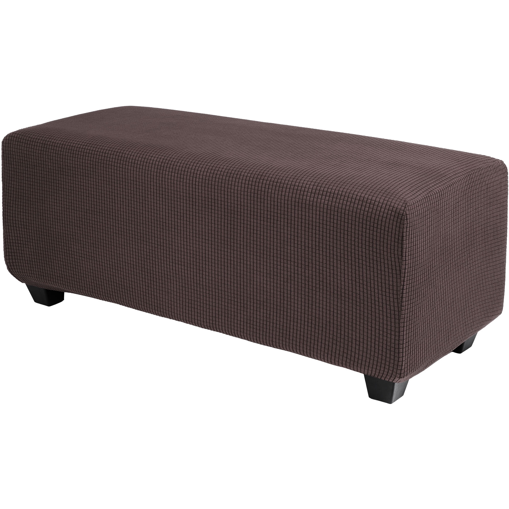 PiccoCasa Housse Extensible pour Pouf Housse de Meuble Terre d'Ombre Très Grand